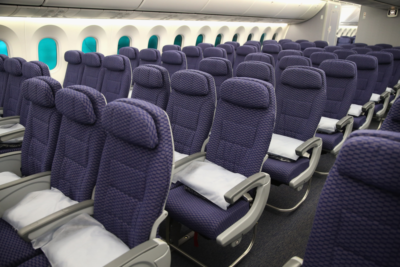 What a United flight would look like in the event of a boycott (Photo: Getty)